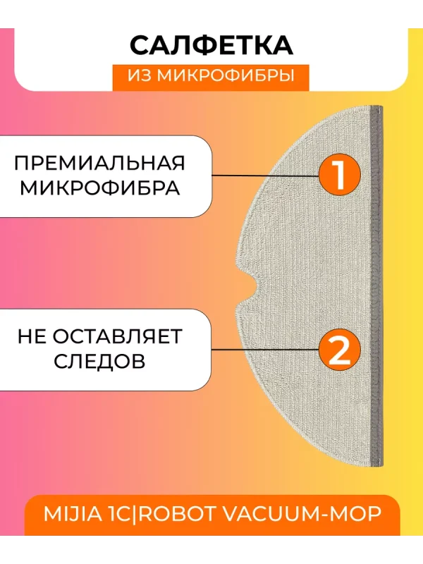Запчасти для робота пылесоса Xiaomi, Mijia 1C, Mop — изображение 10