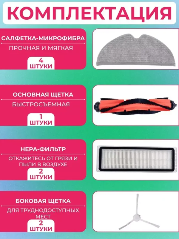 Аксессуары для робота пылесоса Xiaomi, Mijia Dreame Mop — изображение 2