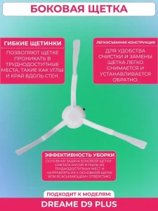 Запчасти для робота пылесоса Xiaomi, Dreame D9Plus — изображение 2