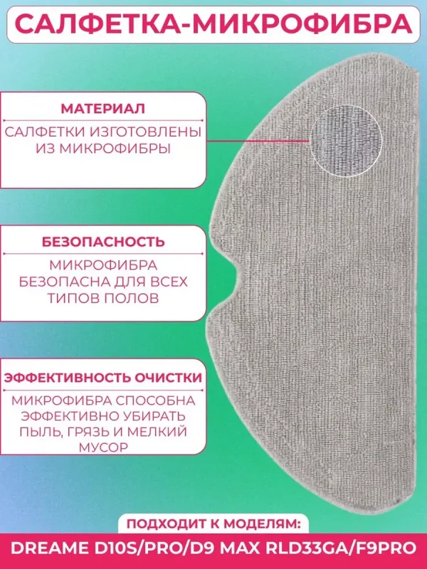 Запчасти для робота пылесоса Xiaomi, Dreame D10S — изображение 2