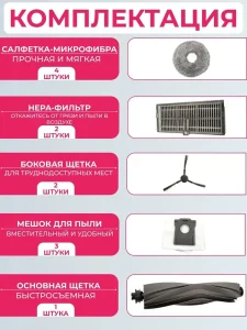 Аксессуары для пылесоса Xiaomi Dreame trouver e30 ultra — изображение 2