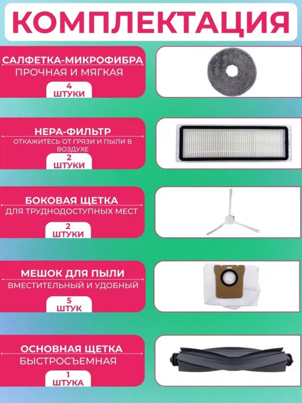 Аксессуары для робота пылесоса Xiaomi , Dreame L10S Ultra — изображение 2