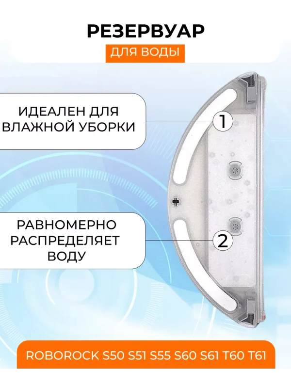 Резервуар для пылесоса Xiaomi, + салфетки — изображение 3