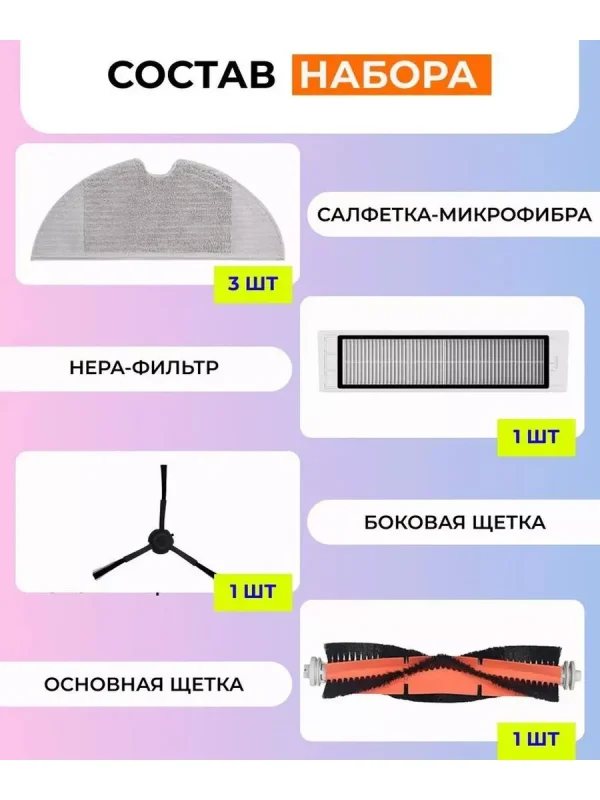 Аксессуары для пылесосов Xiaomi , Mijia 1C, Dreame F9. — изображение 3