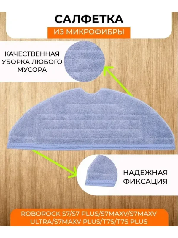 Фильтр для робота-пылесоса, тряпки Xiaomi, Roborock — изображение 3