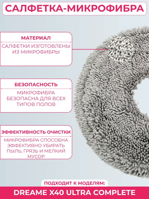 Комплект аксессуаров для пылесоса Dreame X40 Ultra Complete — изображение 4