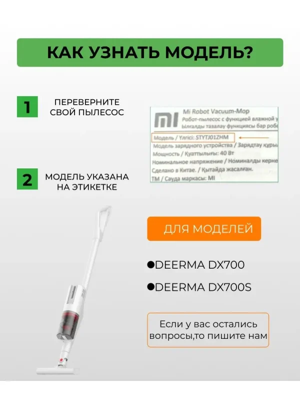 Фильтр для пылесоса Xiaomi, Deerma DX700, DX700S — изображение 4