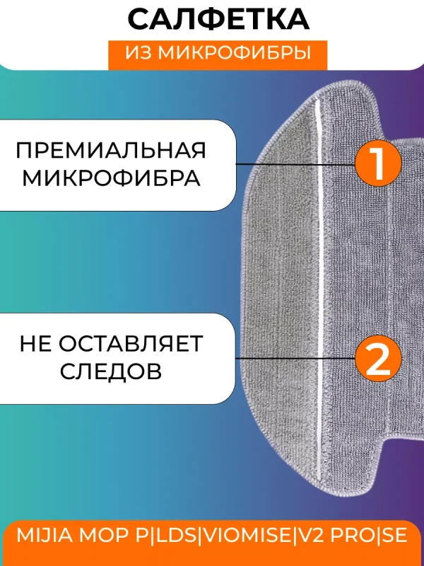 Аксессуары для робота-пылесоса Xiaomi, Mijia Lds Mop P — изображение 4