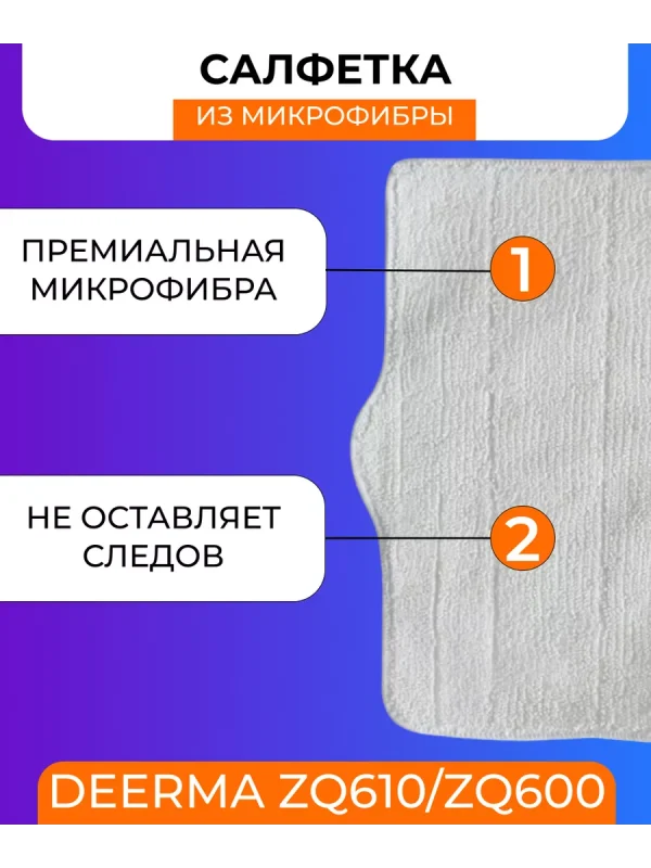 Тряпка для паровой швабры Xiaomi, ZQ610 — изображение 4