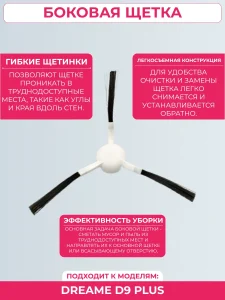 Аксессуары для робота-пылесоса Dreame D9 Plus — изображение 5