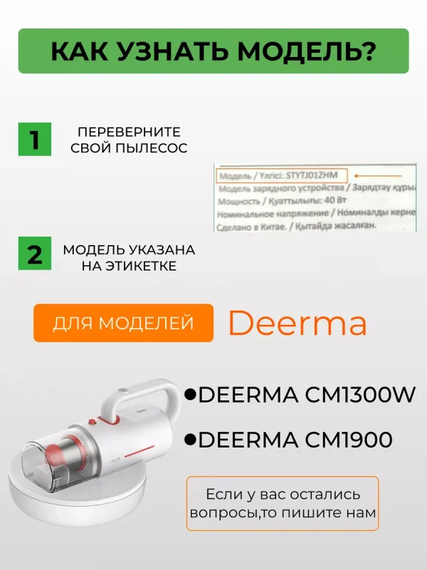 Фильтр для пылесоса Xiaomi, Deerma CM1300 и CM1900 — изображение 5