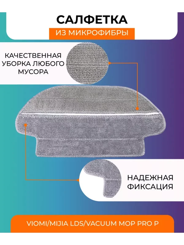 Расходники для пылесоса Xiaomi, Mijia LDS Vacuum Mop — изображение 5
