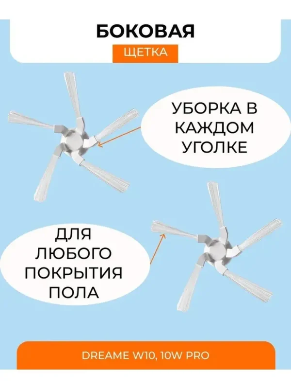 Аксессуары для робота пылесоса Xiaomi, Dreame W10 W10Pro — изображение 5