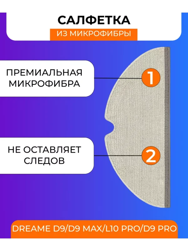 Аксессуары для пылесоса Xiaomi, Dreame D9, L10 Pro — изображение 6