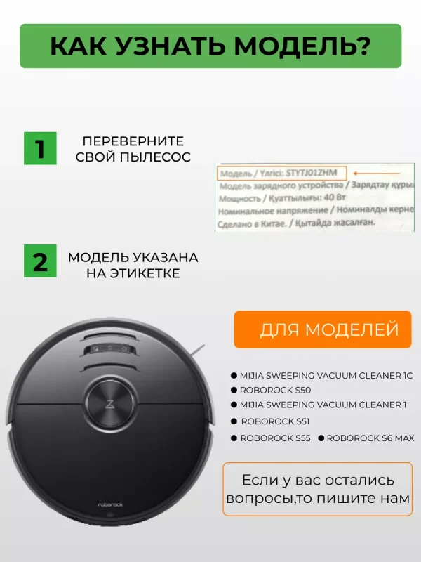 Запчасти для робота пылесоса Хiaomi, Roborock Mijia — изображение 6