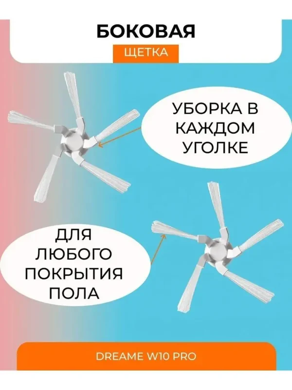 Тряпка для робота пылесоса Xiaomi, Dreame Bot W10 — изображение 6