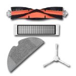 MiLion / Тряпка для робота пылесоса Xiaomi , Mi Robot Vacuum Mop , Dreame F9 из микрофибры + hepa фильтр + основаня щетка + боковая щетка — изображение 5