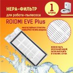 MiLion / Аксессуары для пылесоса Xiaomi , ROIDMI EVE Plus , Xclea H30 , Xclea H30 plus / сменные тряпка микрофибра 3 шт + НЕРА фильтр + основная щетка + боковая щетка 2 шт — изображение 5