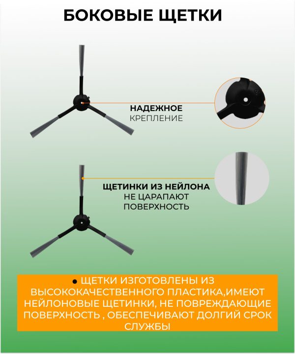 Комплект аксессуаров для пылесоса Xiaomi , Roidmi EVE Plus , Xclea H30 , Xclea H30 plus / сменные тряпка микрофибра + мешок для сбора пыли + боковые щетки + НЕРА фильтр — изображение 7