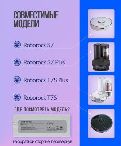 Комплект аксессуаров для робота пылесоса Xiaomi , Roborock S7 , S7 Plus ( тряпки , щетки , фильтр ) — изображение 2
