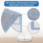 MiLion / Аксессуары для пылесоса Xiaomi , Roborock S7 , S7 Plus / сменная тряпка микрофибра 4 шт — изображение 11