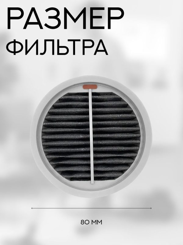 Воздушный фильтр для беспроводного пылесоса Roidmi X20 — изображение 16