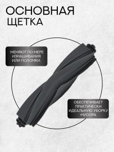 Для робота пылесоса Xiaomi ,Dreame D10s/Pro основная щетка, 2 боковые щетки, 2 НЕРА-фильтра, 2 тряпки микрофибра — изображение 3