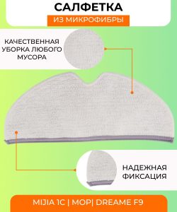 Резервуар для воды для робота пылесоса Xiaomi, Dreame F9 — изображение 15