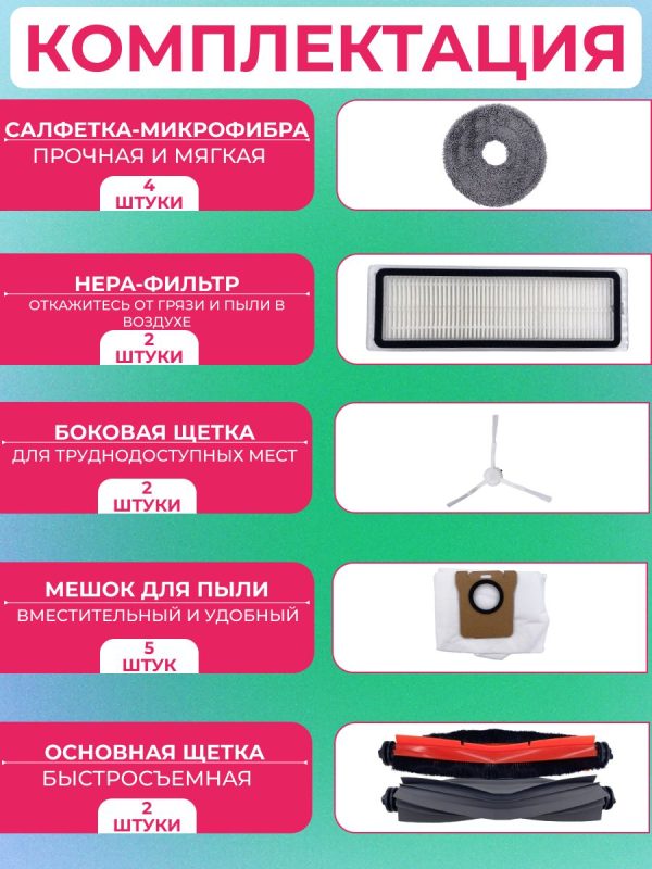 Запчасти для робота-пылесоса Xiaomi , Dreame Bot L10S Ultra — изображение 12