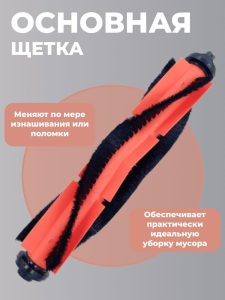 Набор аксессуаров для робота пылесоса Xiaomi , Robot Vacuum X10+ : Основная щетка 1 шт., Салфетка-микрофибра 4 шт., HEPA-фильтр 2 шт., Боковая щетка 2 шт. — изображение 3