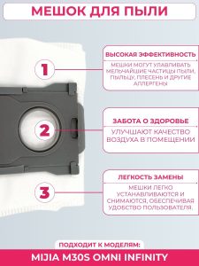 Аксессуары для робот пылесос Xiaomi,Mijia M30s Omni Infinity — изображение 12