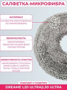 Комплект аксессуаров для пылесоса Dreame L20 Ultra/L30 Ultra — изображение 12
