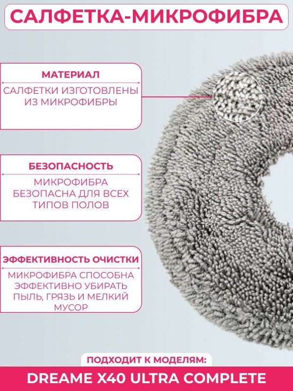 Комплект аксессуаров пылесоса Dreame X40 Ultra Complete — изображение 12