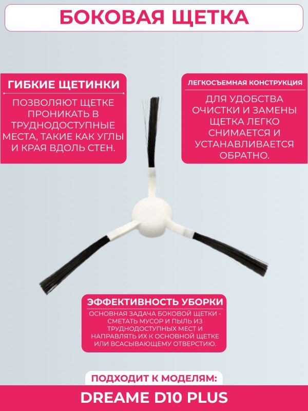 Аксессуары для робота-пылесоса Dreame D10 Plus — изображение 13