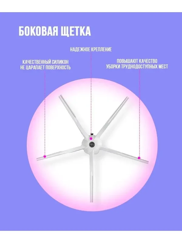 Основная щетка для робот-пылесоса Xiaomi, Roborock и боковые — изображение 8