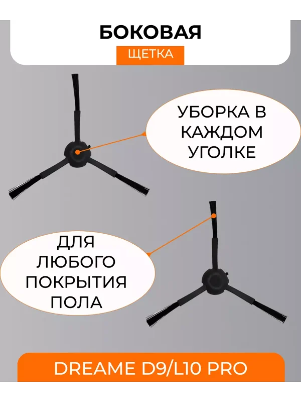 Аксессуары для робота пылесоса Xiaomi, Dreame D9, L10Pro — изображение 9